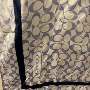 Coach silk scarf